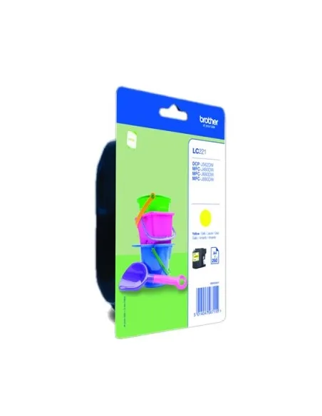 Brother Cartucho LC221YBP Amarillo