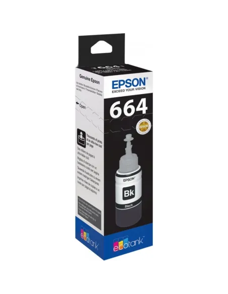 Epson Botella Tinta Ecotank T6641 Negro