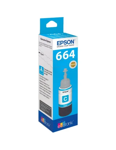 Epson Botella Tinta Ecotank T6641 Cyan