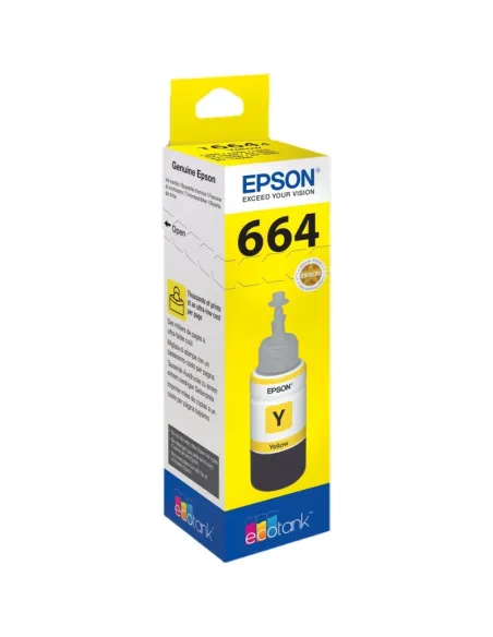Epson Botella Tinta Ecotank T6641 Amarillo
