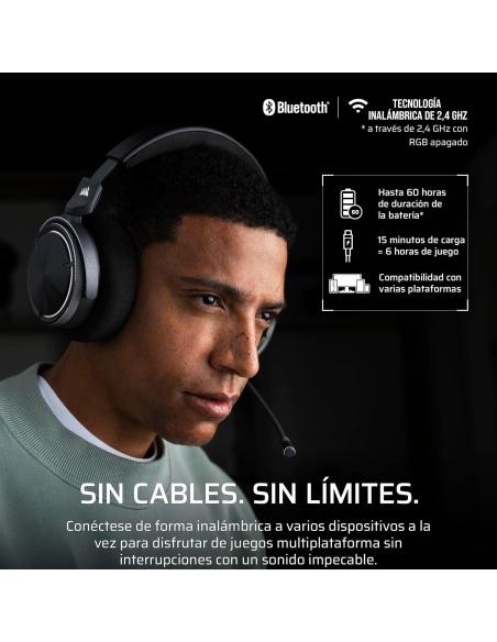 Corsair VIRTUOSO MAX Carbon Auriculares Inalámbricos Gaming
