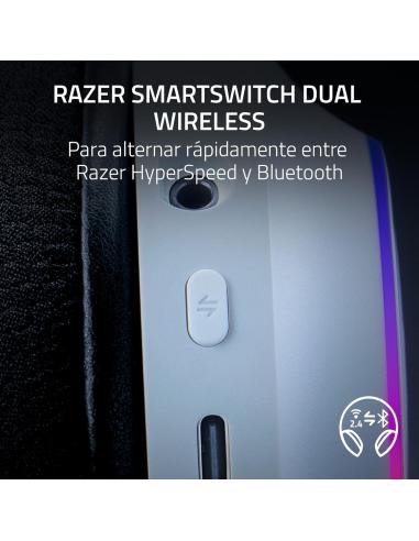 Razer Barracuda X Chroma Auriculares Inalámbricos Blanco