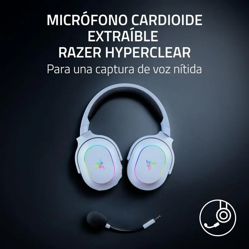 Razer Barracuda X Chroma Auriculares Inalámbricos Blanco