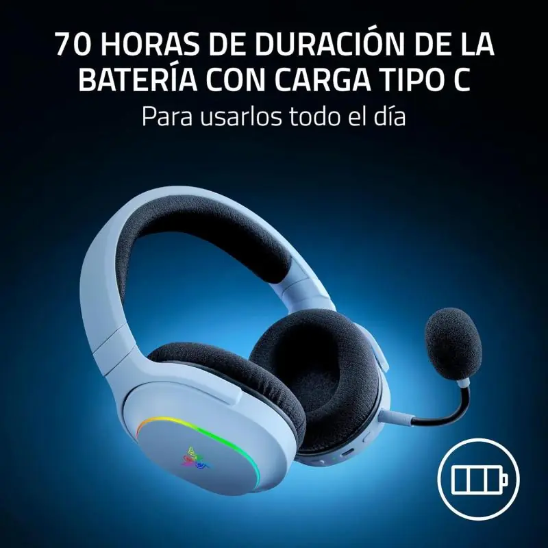 Razer Barracuda X Chroma Auriculares Inalámbricos Blanco