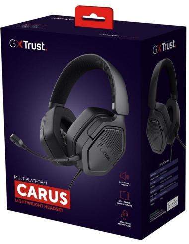 Trust GXT492 Carus Auriculares Negros