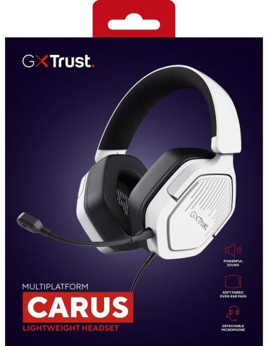 Trust GXT492 Carus Auriculares Blanco
