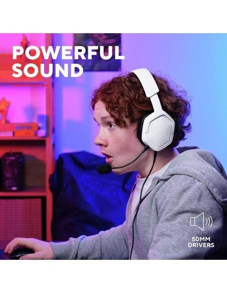 Trust GXT492 Carus Auriculares Blanco