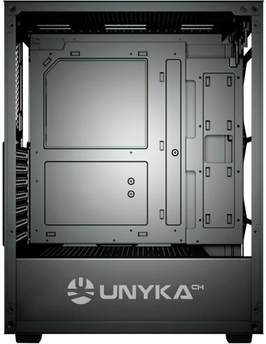 UNYkach Mir 100 Caja ATX Gaming Cristal Templado ARGB USB 3.2 Negra