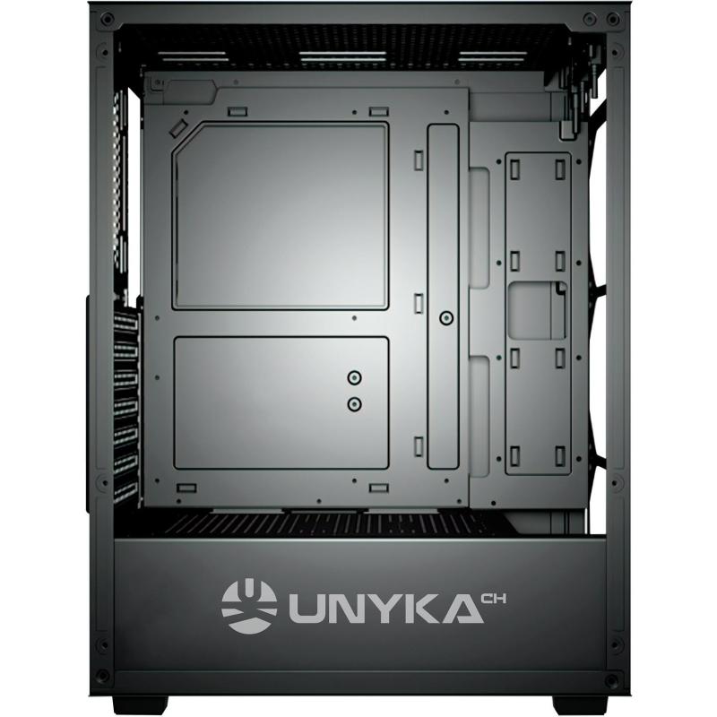 UNYkach Mir 100 Caja ATX Gaming Cristal Templado ARGB USB 3.2 Negra