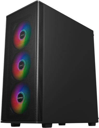 UNYkach Mir 100 Caja ATX Gaming Cristal Templado ARGB USB 3.2 Negra