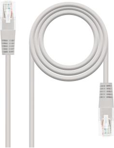 Nanocable 10.20.1301 Cable de Red RJ45 CAT.6 UTP LSZH 1 Metro Gris-ANEAHE0643