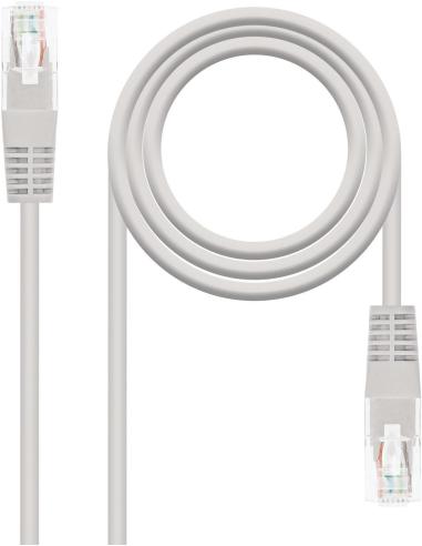 Nanocable 10.20.1301 Cable de Red RJ45 CAT.6 UTP LSZH 1 Metro Gris