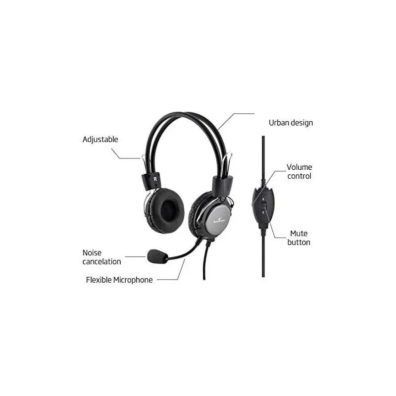 Bluestork MC201 Auriculares Negros