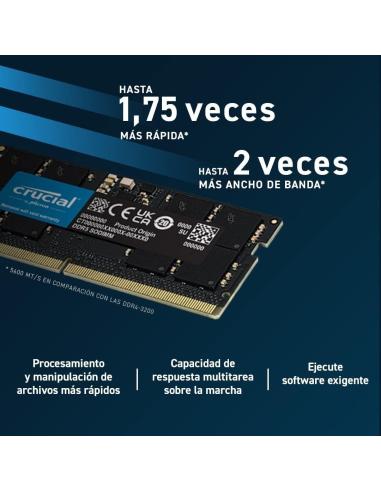 Crucial CT16G56C46S5 DDR5 SO-DIMM 5600MHz 16GB ECC CL46