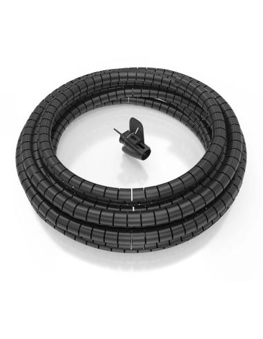 Aisens A151-0900 Organizador de Cables 10M Negro