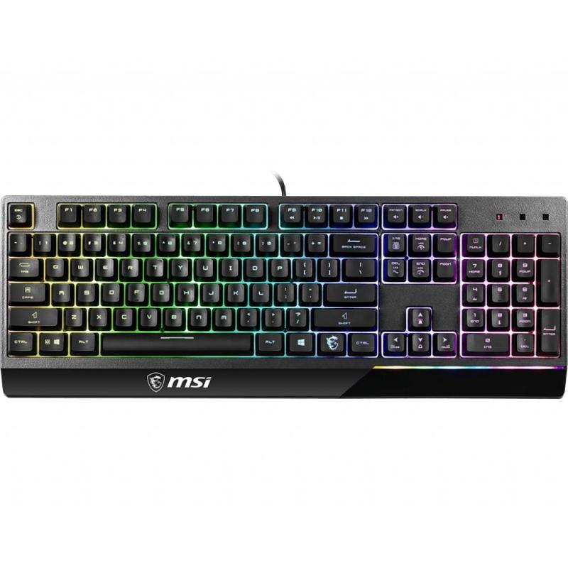 MSI Vigor GK30 Teclado LED RGB USB Negro