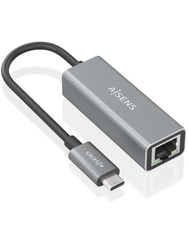 Aisens A109-0898 Adaptador USB-C a RJ-45 15 cm Gris