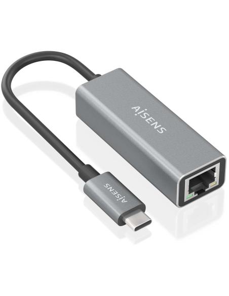 Aisens A109-0898 Adaptador USB-C a RJ-45 15 cm Gris
