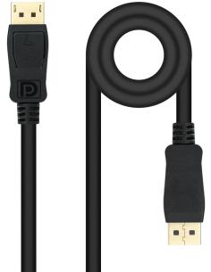 Nanocable 10.15.2601-L150 Cable Displayport v1.3 Macho/Macho 1.5M Negro-CABL60871