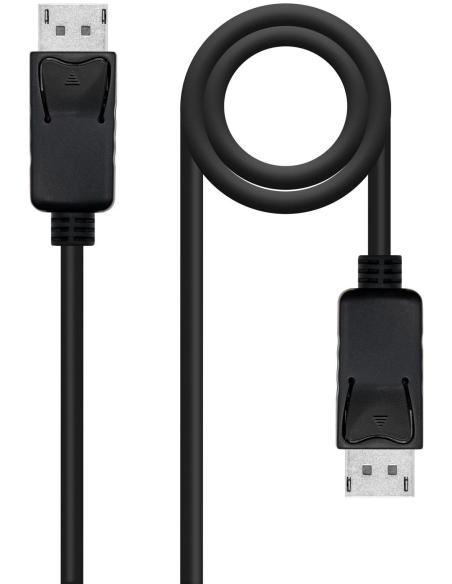 Nanocable 10.15.2700 Cable Displayport v1.2 Macho a Macho 50cm Negro