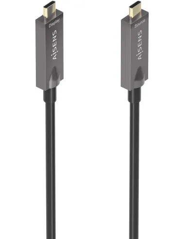 Aisens A157-0882 Cable USB-C a USB-C Macho/Macho 10 m Negro