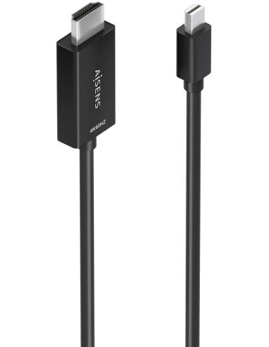 Aisens A125-0885 Conversor Mini DisplayPort a HDMI 60 cm Negro