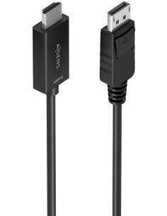 Aisens A125-0891 Conversor DisplayPort a HDMI 60cm Negro-CABL60915