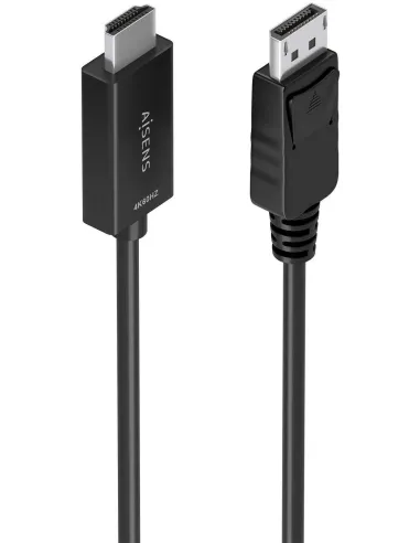 Aisens A125-0893 Conversor DisplayPort a HDMI 1.5M Negro