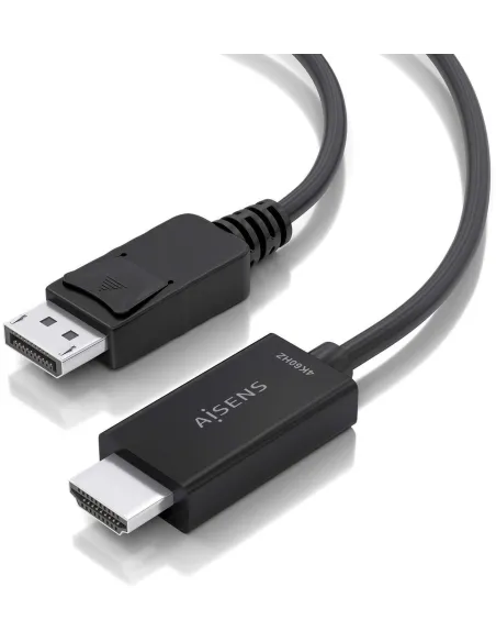 Aisens A125-0893 Conversor DisplayPort a HDMI 1.5M Negro