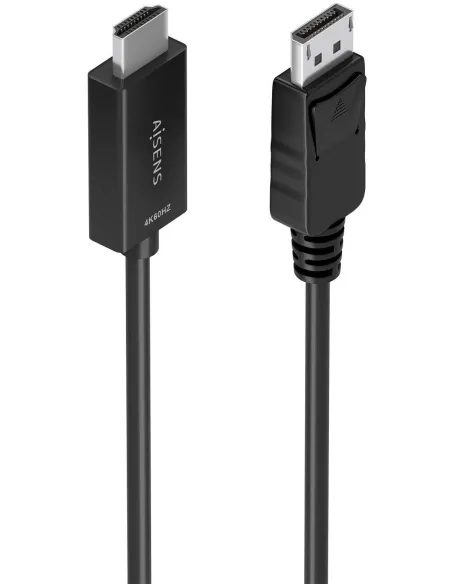 Aisens A125-0895 Conversor DisplayPort a HDMI 3M Negro