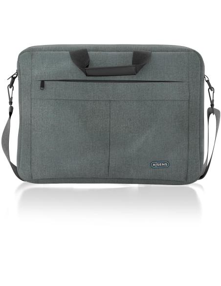 Aisens ASBG-BC025-GR Maletín para Portátil hasta 15.6" Gris