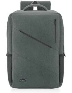 Aisens ASBG-BP085-GR Mochila para Portátil hasta 15.6" Gris-PORT60899
