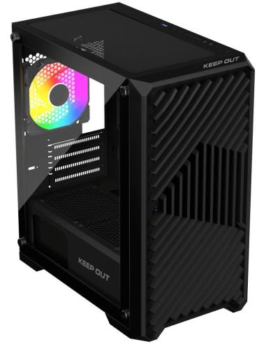 KeepOut XC-220 GLASS Mini-Torre Micro-ATX USB-A Negro