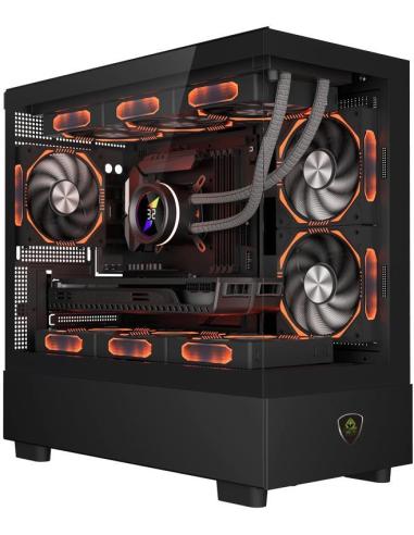 Keepout XC-301 GLASS Mini-Torre Micro-ATX RGB Negra