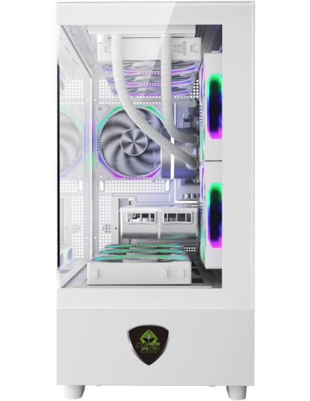 KeepOut XC-301W GLASS Mini-Torre Micro-ATX RGB Blanca