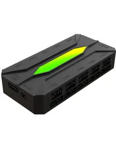 KeepOut X-FHUB10 HUB para Ventiladores RGB 10 Canales Negro-IMIVEN0513