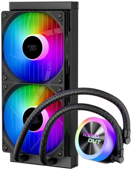Keep Out XWC-240 RGB Kit de Refrigeración Líquida 240mm Negra