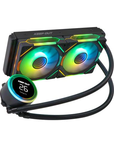 Keepout XWC-240 PRO Kit de Refrigeración Liquida 240mm RGB Negra