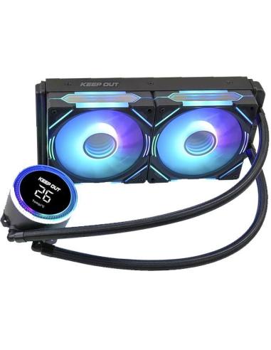 Keepout XWC-240 PRO Kit de Refrigeración Liquida 240mm RGB Negra