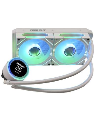 Keepout XWC-240W PRO Kit de Refrigeración Liquida 240mm RGB Blanca