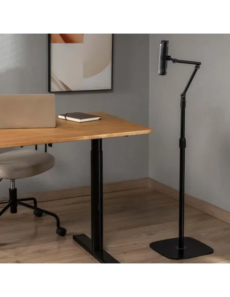 Aisens MSF3P-301 Soporte de Suelo para Tablet/Smartphone de 4.7"-12.9" Negro