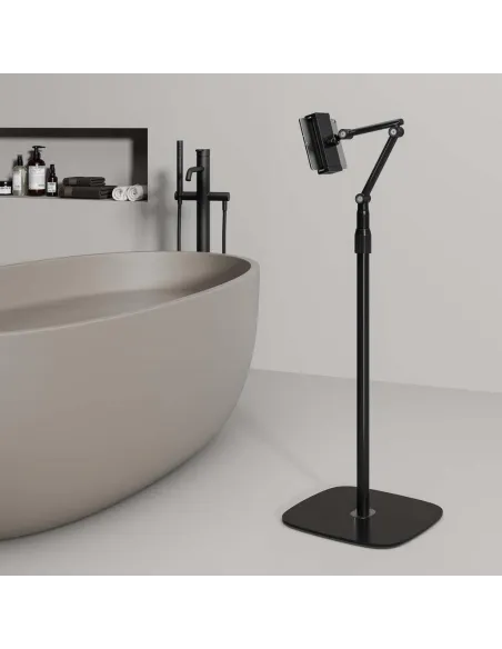 Aisens MSF3P-301 Soporte de Suelo para Tablet/Smartphone de 4.7"-12.9" Negro