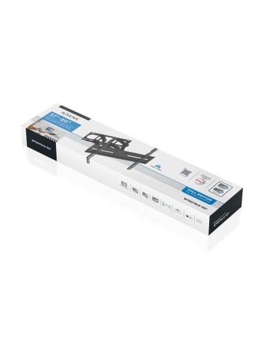 Aisens WT80TSLE-327 Soporte de Pared para Monitor/TV de 37"-80" Máx. 40 KG Negro