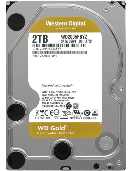 Western Digital Gold WD2005FBYZ HDD 3.5" 2TB SATA3