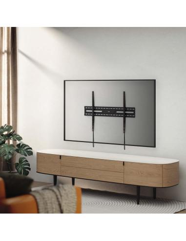 Aisens WT100F-317 Soporte ECO Ultra Delgado para Monitor/TV 75kg de 43”-100” Negro