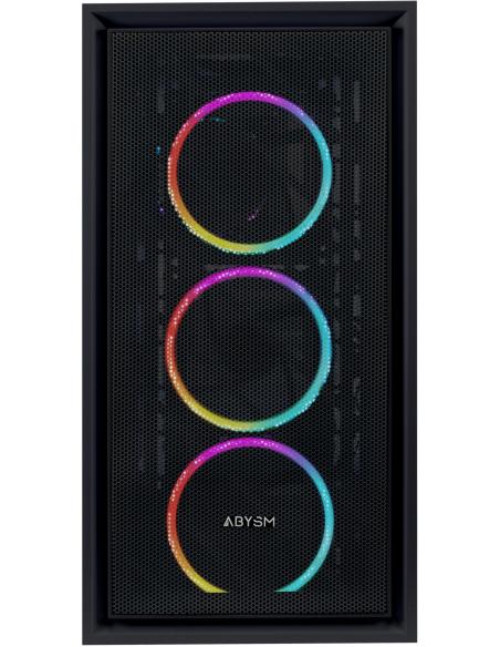 Abysm Gaming Danube Kamp Cristal Templado USB 3.2 Negro