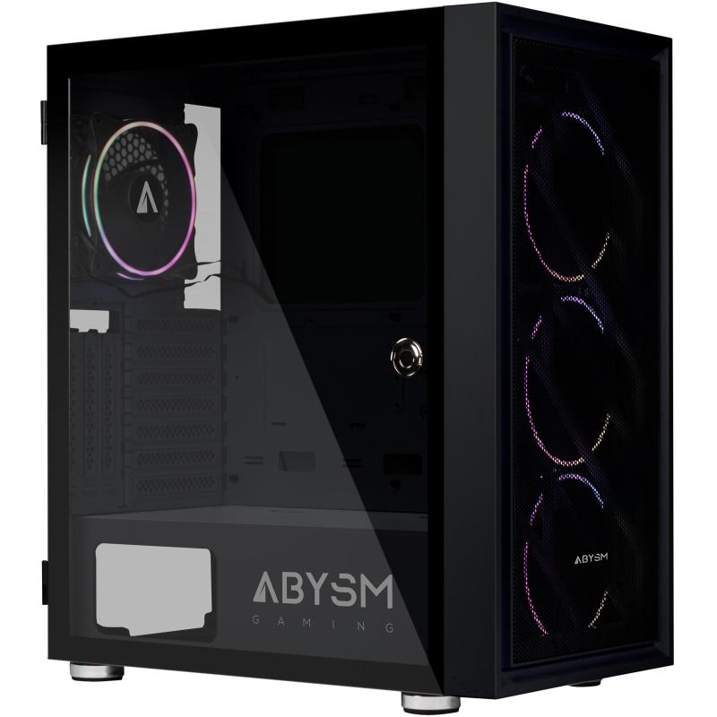 Abysm Gaming Danube Kamp Cristal Templado USB 3.2 Negro