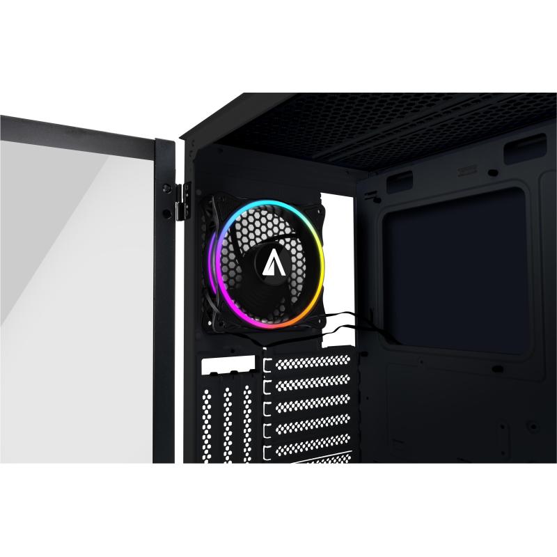 Abysm Gaming Danube Kamp Cristal Templado USB 3.2 Negro