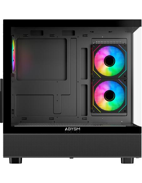 Abysm Gaming DANUBE SAVA H400 Prime Cristal Templado USB 3.2 Negra