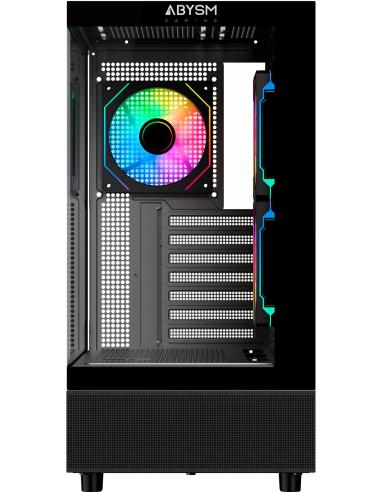 Abysm Gaming DANUBE SAVA H400 Prime Cristal Templado USB 3.2 Negra